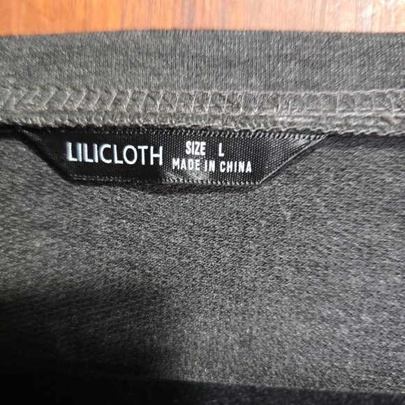 Owl Reading Cotton Poly Blend Sweatshirt - Large - Lilicloth - Picture 3 of 5